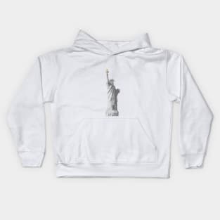 statue of liberty Kids Hoodie